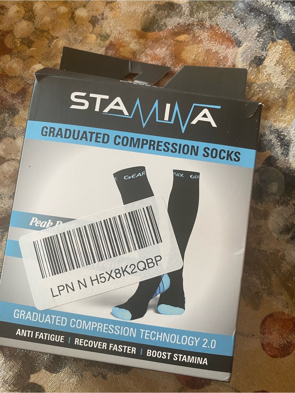 Physix Gear Sport Men's Graduated Compression Socks - Peak Performance L-X